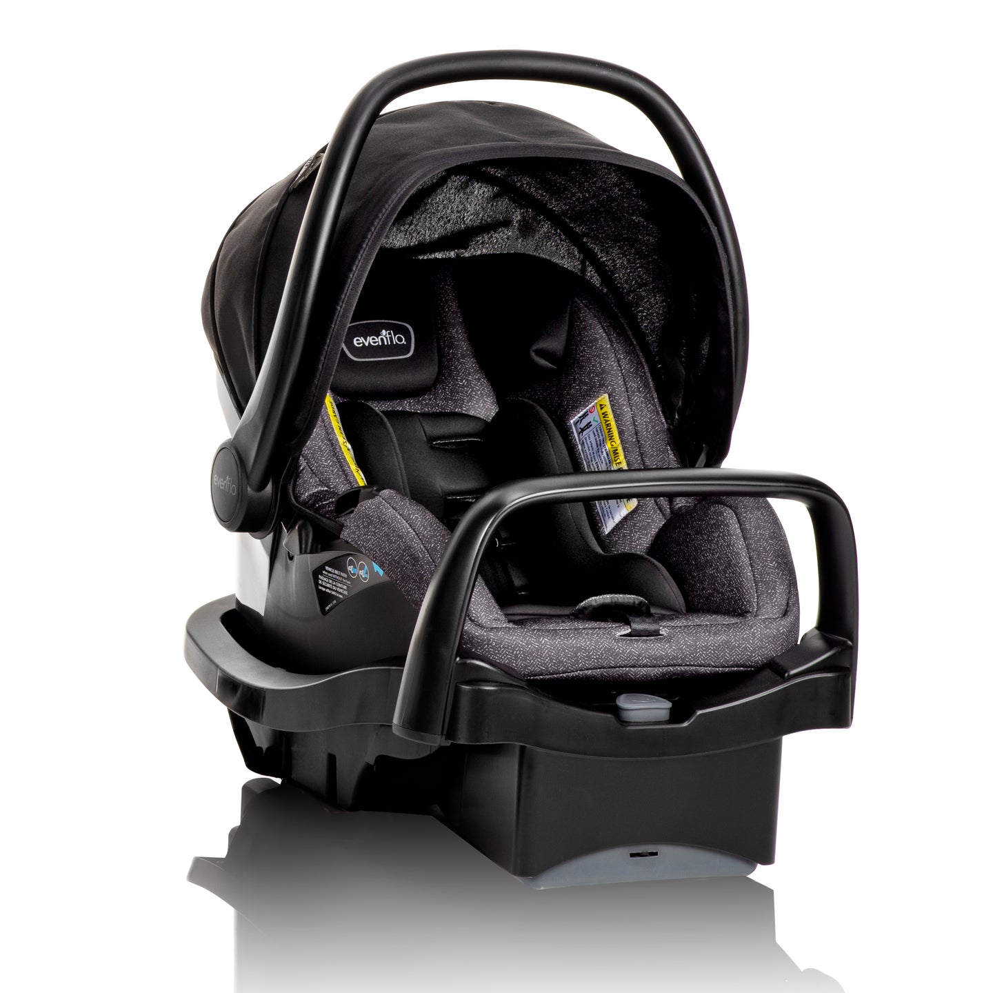 Evenflo - Pivot Modular Travel System with LiteMax Infant Car Seat - Casual Gray